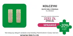 Briju Kolczyki złoto 585 cyrkonia KL-004642 Briju oferta