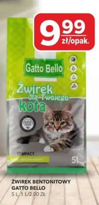 Żwirek Bentonitowy Gatto Bello