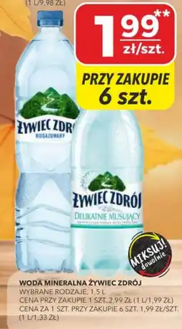 Top Market PSS Zgoda Woda mineralna Żywiec Zdrój oferta