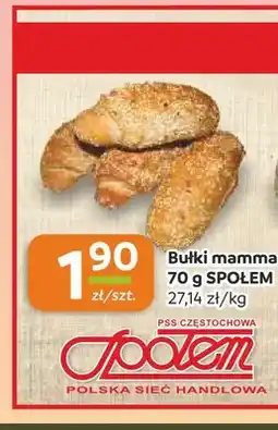 Społem Częstochowa Bułki mamma mia Społem oferta