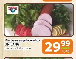 Społem Częstochowa Kiełbasa szynkowa lux Unilang oferta