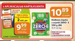 Społem Częstochowa Kiełbasa śląska z szynki Zero-E JBB oferta