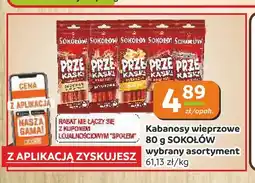 Społem Częstochowa Kabanosy wieprzowe Sokołów oferta