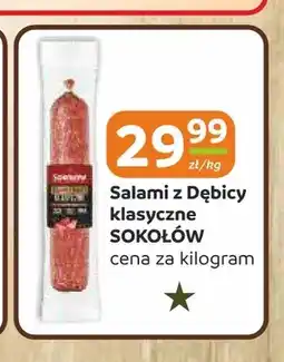 Społem Częstochowa Salami z Dębicy klasyczne Sokołów oferta