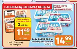 Społem Częstochowa Lody Big Milk oferta