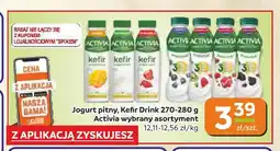 Społem Częstochowa Jogurt pitny, kefir drink Activia oferta