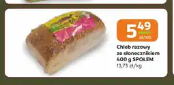 Społem Częstochowa Chleb razowy ze słonecznikiem Społem oferta