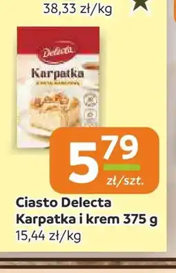 Społem Częstochowa Ciasto Delecta Karpatka i krem oferta