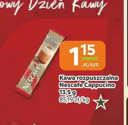 Społem Częstochowa Kawa rozpuszczalna Nescafe Cappucino oferta
