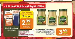 Społem Częstochowa Musztarda delikatesowa Kamis oferta