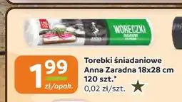 Społem Częstochowa Torebki śniadaniowe Anna Zaradna 18x28 cm oferta