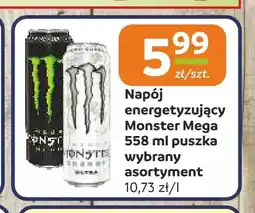 Społem Częstochowa Napój energetyzujący Monster Mega oferta