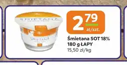 Społem Częstochowa Śmietana SOT Łapy 18% oferta