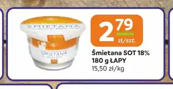 Społem Częstochowa Śmietana SOT Łapy 18% oferta
