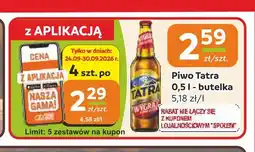 Społem Częstochowa Piwo Tatra oferta