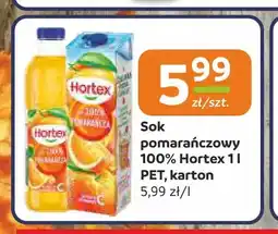 Społem Częstochowa Sok pomarańczowy Hortex 100% oferta