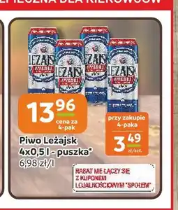 Społem Częstochowa Piwo Leżajsk 4-pak oferta