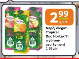 Społem Częstochowa Napój niegazowany Tropical Duo Hortex oferta