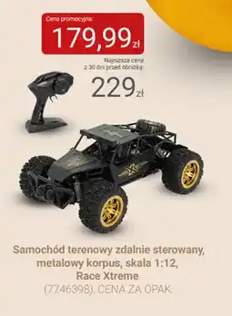 Smyk Samochód terenowy zdalnie sterowany metalowy korpus skala 1:12 Race Xtreme 7746398 oferta