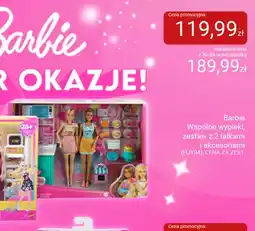 Smyk Barbie Wspólne wypieki zestaw z 2 lalkami i akcesoriami HJY94 oferta