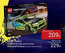 Smyk Klocki LEGO Technic Samochód Fast and Furious Mitsubishi Eclipse 42229 oferta