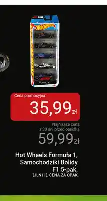 Smyk Samochodziki bolidy F1 5-pak Hot Wheels Formuła 1 JLN11 oferta