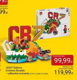 Smyk Klocki LEGO Editions Cristiano Ronaldo – piłkarskie momenty 43012 oferta