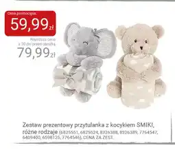 Smyk Zestaw prezentowy przytulanka z kocykiem Smiki oferta