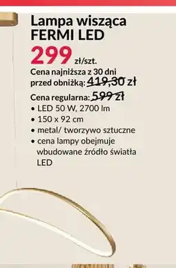Agata Meble Lampa wisząca Fermi LED oferta