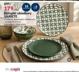 Agata Meble Komplet obiadowy Variete oferta