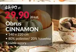 Agata Meble Obrus Cinnamon 140x220 cm oferta