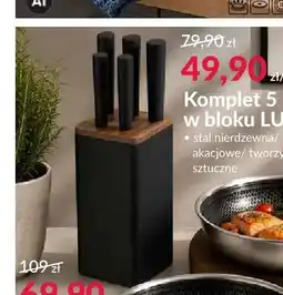 Agata Meble Komplet 5 noży w bloku Lucca oferta