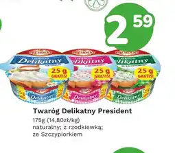Limonka Twaróg Delikatny President ze szczypiorkiem oferta