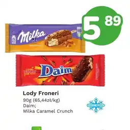 Limonka Lody Froneri Milka Caramel Crunch oferta