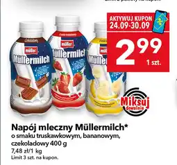 Lewiatan Napój mleczny Müllermilch o smaku czekoladowym oferta