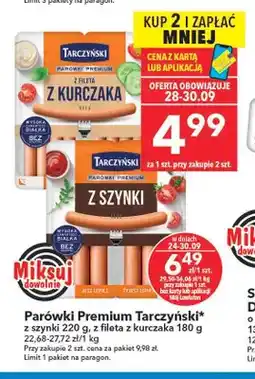 Lewiatan Parówki Premium Tarczyński z szynki oferta