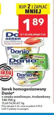Lewiatan Serek homogenizowany Danio o smaku waniliowym oferta