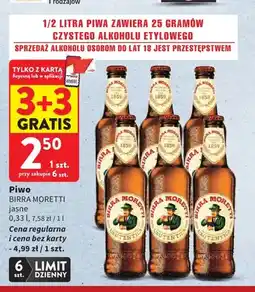 Intermarche Piwo Birra Moretti oferta