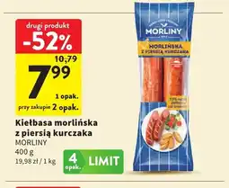 Intermarche Kiełbasa morlińska z piersią kurczaka Morliny oferta
