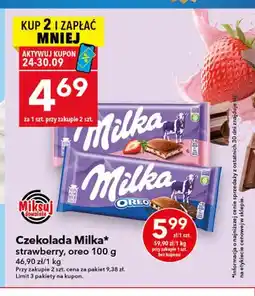 Lewiatan Czekolada Milka strawberry oferta