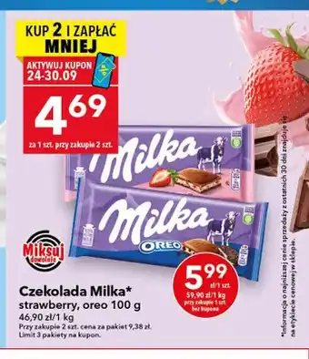Czekolada Milka strawberry