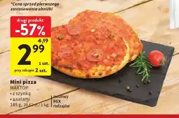 Intermarche Mini pizza z szynką Maxtop oferta