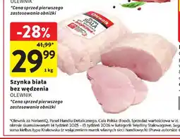 Intermarche Szynka biała bez wędzenia Olewnik oferta