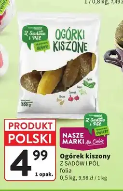 Intermarche Ogórek kiszony Z Sadów i Pól folia oferta