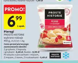 Intermarche Pierogi z grzybami Proste Historie oferta