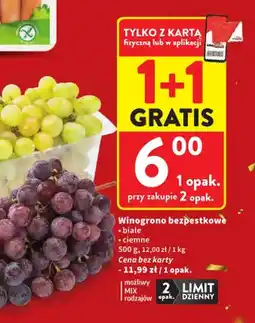 Intermarche Winogrono bezpestkowe białe oferta