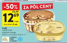 Intermarche Lody Carte D'Or Tiramisu oferta