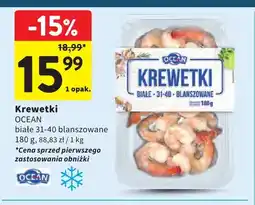 Intermarche Krewetki białe 31-40 blanszowane Ocean oferta