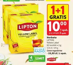 Intermarche Herbata Lipton Yellow Label oferta