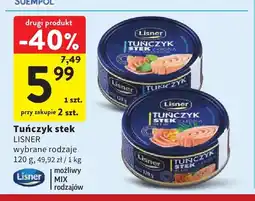 Intermarche Tuńczyk stek Lisner oferta